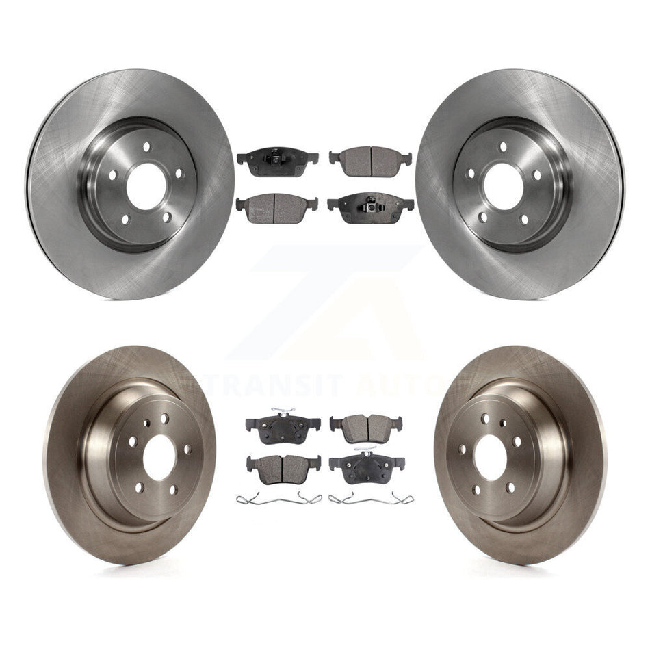 Front Rear Disc Brake Rotors And Ceramic Pads Kit For Ford Escape Lincoln MKC K8T-101413