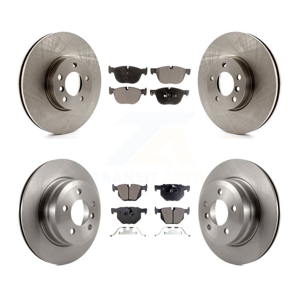 Front Rear Disc Brake Rotors And Ceramic Pads Kit For BMW X5 X6 K8T-101425