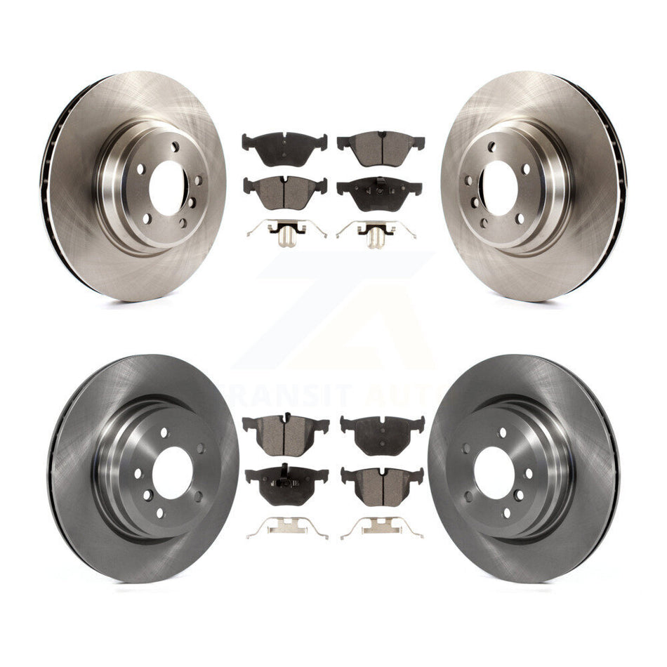 Front Rear Disc Brake Rotors And Ceramic Pads Kit For 2007 BMW 335xi K8T-101460