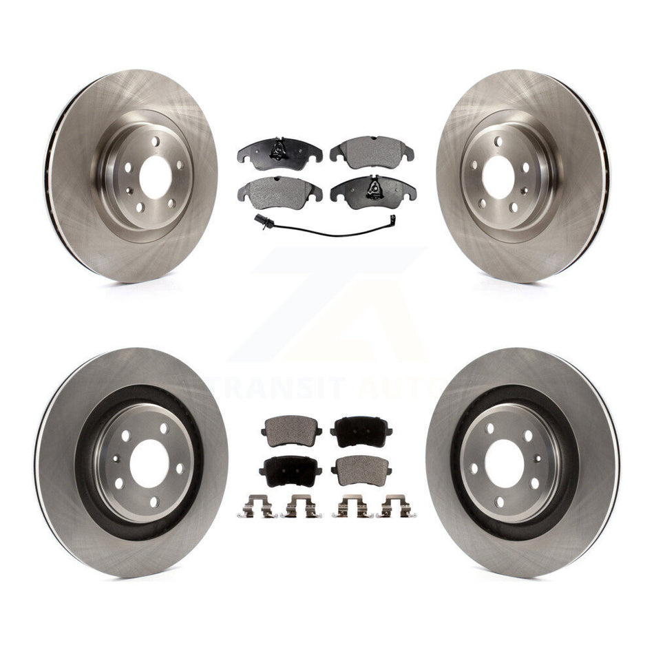 Front Rear Disc Brake Rotors And Ceramic Pads Kit For Audi S5 K8T-101483