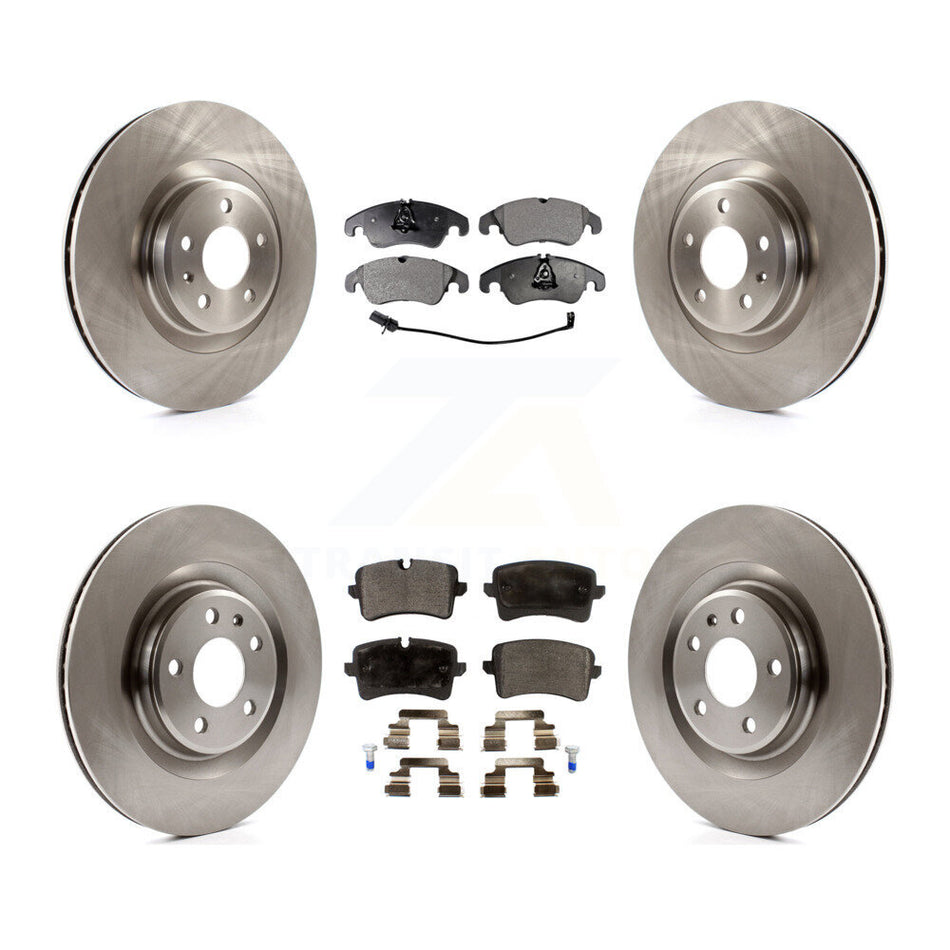 Front Rear Disc Brake Rotors And Ceramic Pads Kit For Audi A6 Quattro A7 K8T-101485