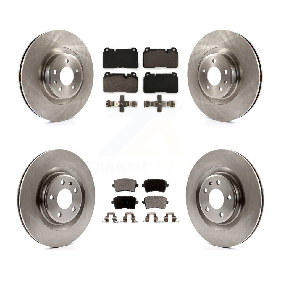 Front Rear Disc Brake Rotors And Ceramic Pads Kit For Audi Q5 K8T-101486