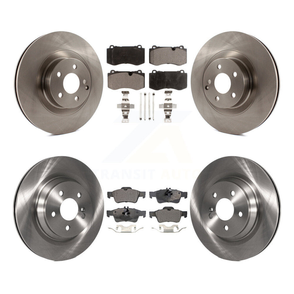 Front Rear Disc Brake Rotors And Ceramic Pads Kit For Mercedes-Benz S550 SL550 S600 CL550 S400 S350 CL600 S450 K8T-101504