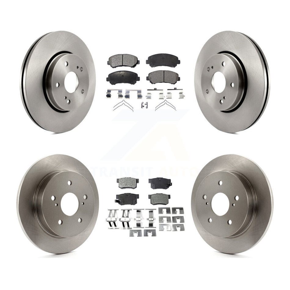 Front Rear Disc Brake Rotors And Ceramic Pads Kit For 2010-2013 Suzuki Kizashi K8T-101521