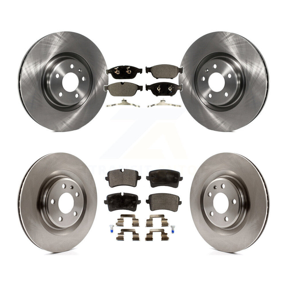 Front Rear Disc Brake Rotors And Ceramic Pads Kit For Audi A6 Quattro A7 K8T-101547