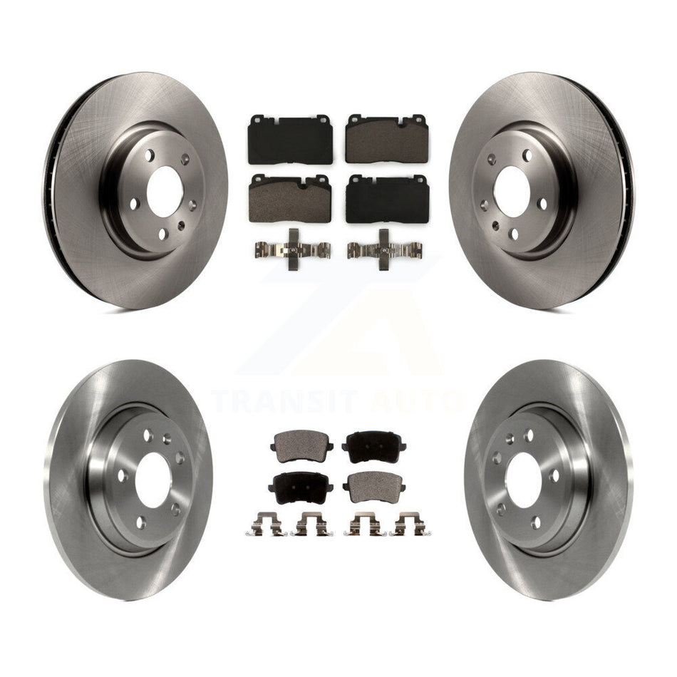 Front Rear Disc Brake Rotors And Ceramic Pads Kit For Audi Q5 K8T-101550