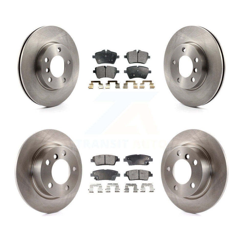 Front Rear Disc Brake Rotors And Ceramic Pads Kit For Mini Cooper Countryman Paceman Base K8T-101556