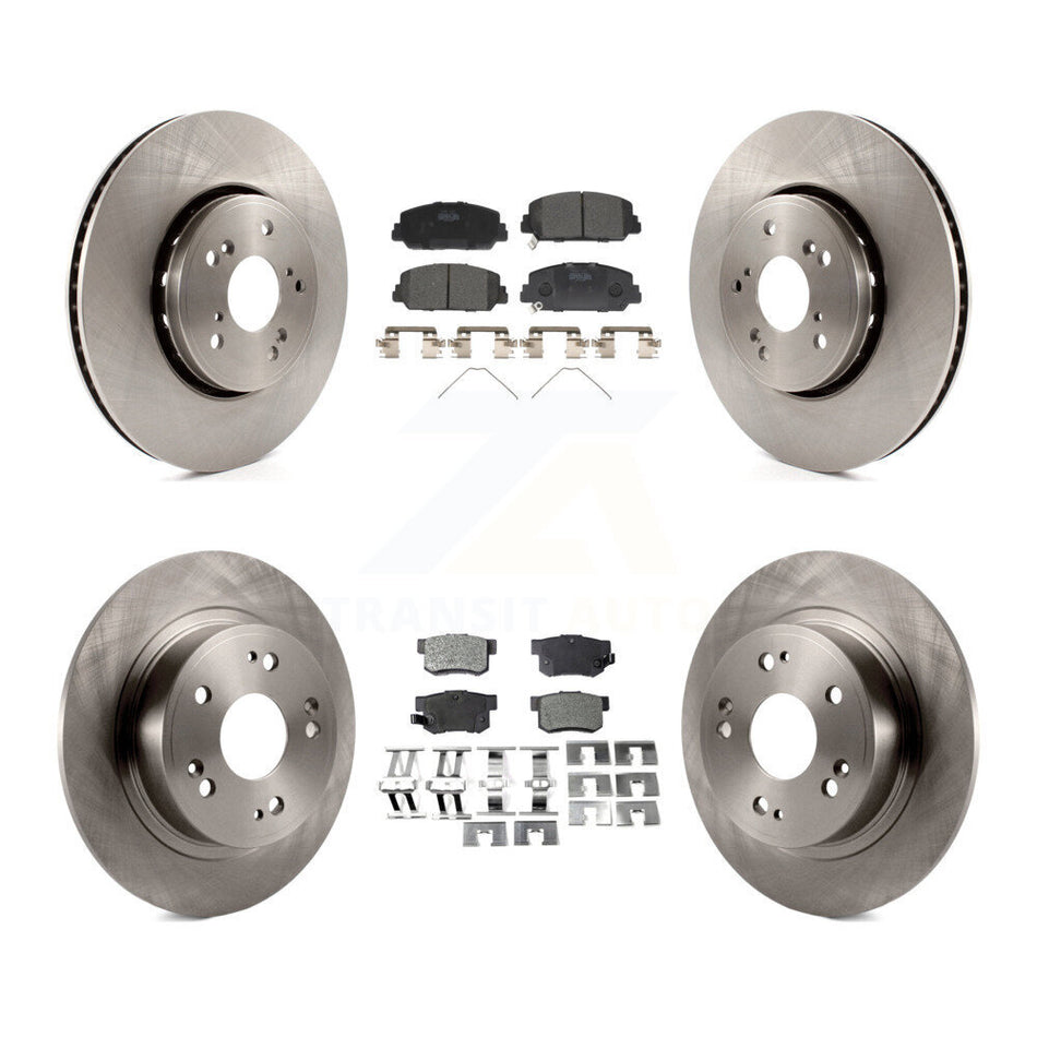 Front Rear Disc Brake Rotors And Ceramic Pads Kit For 2016 Acura ILX K8T-101570