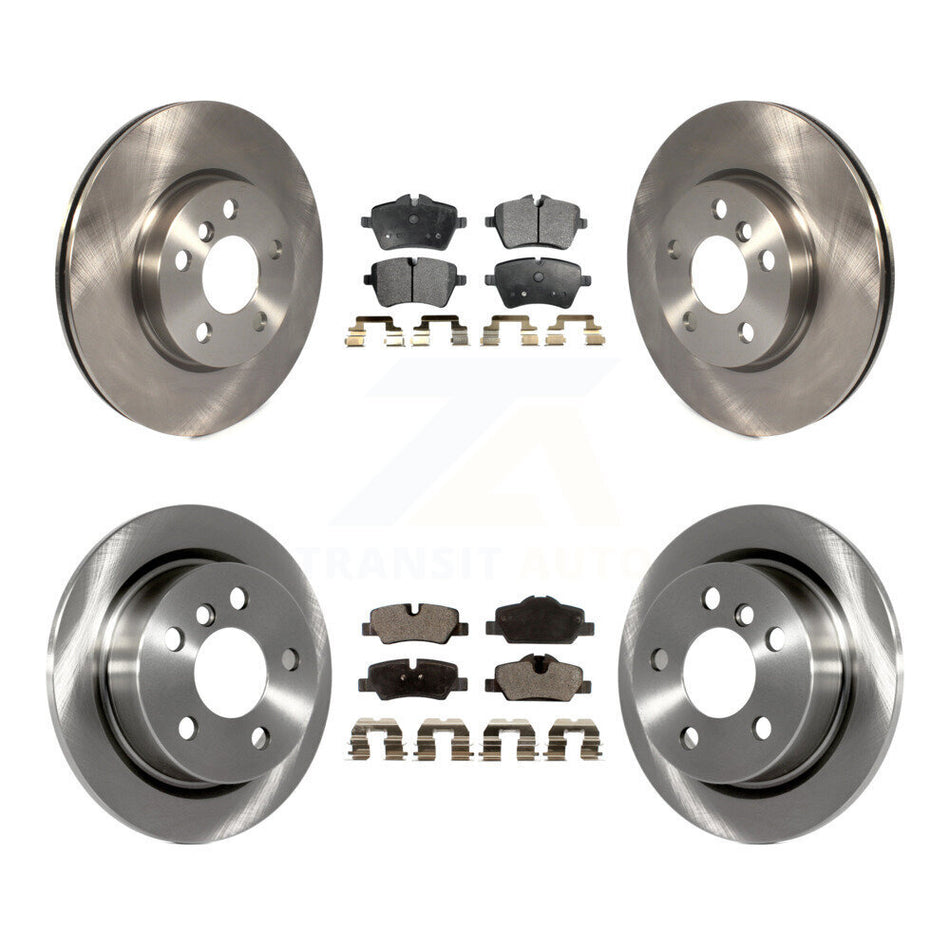 Front Rear Disc Brake Rotors And Ceramic Pads Kit For Mini Cooper K8T-101600