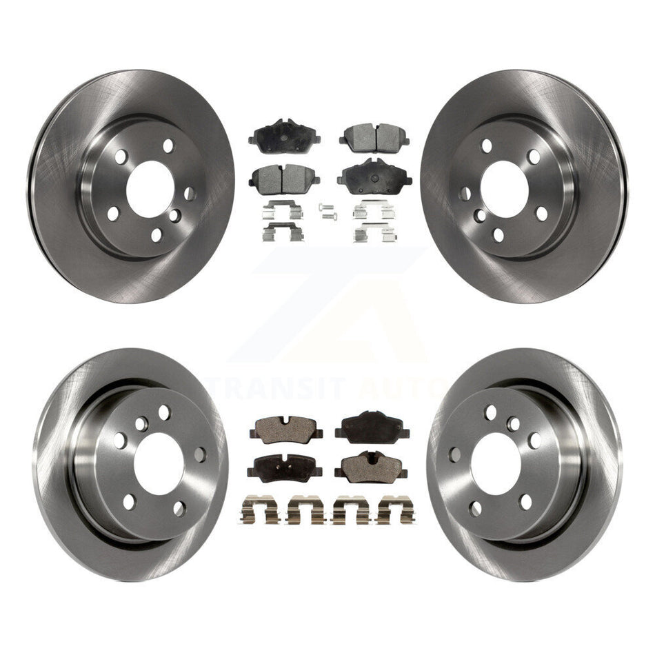 Front Rear Disc Brake Rotors And Ceramic Pads Kit For Mini Cooper K8T-101609