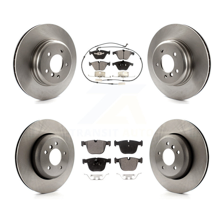 Front Rear Disc Brake Rotors And Ceramic Pads Kit For BMW 650i 535i 550i 645Ci 545i K8T-101618