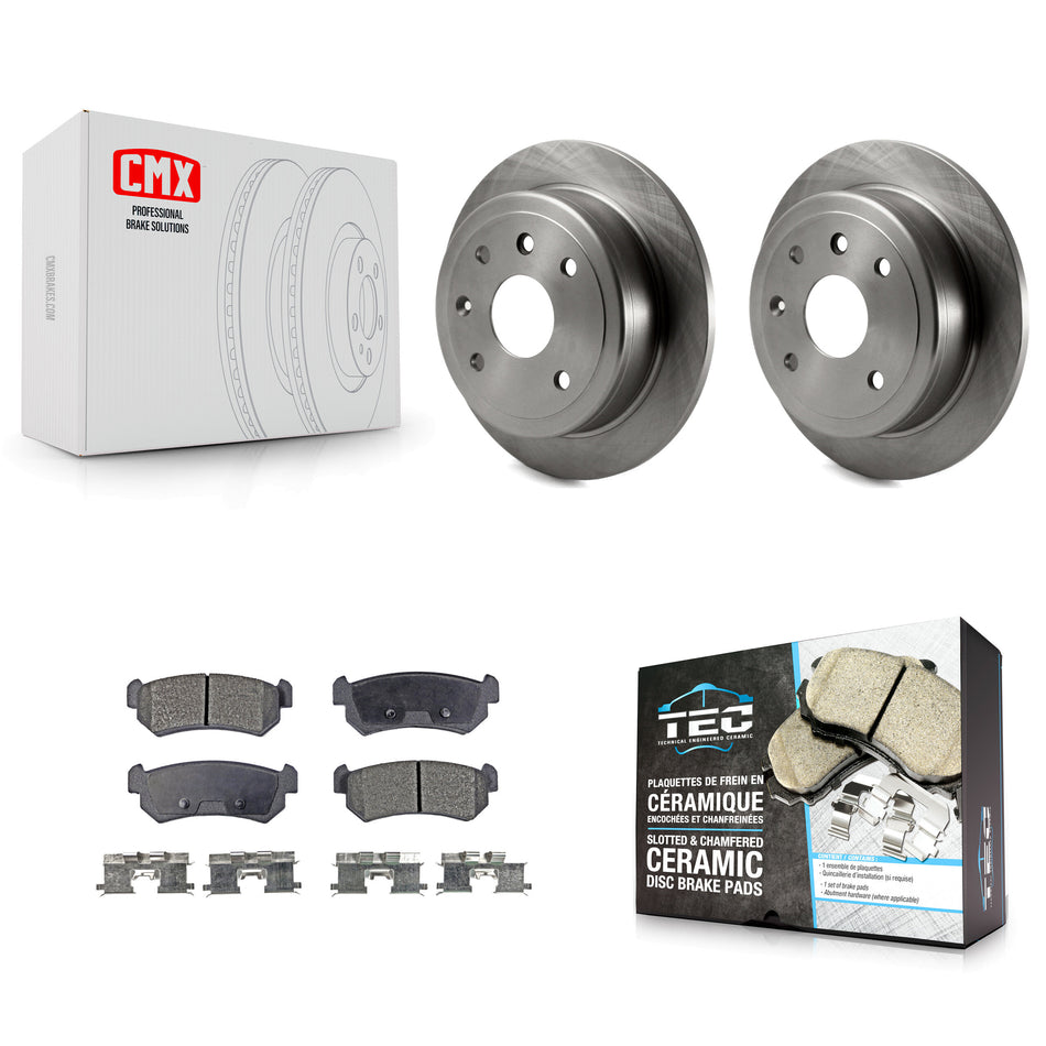 Rear Disc Brake Rotors And Ceramic Pads Kit For Suzuki Forenza Reno Chevrolet Optra K8T-101659