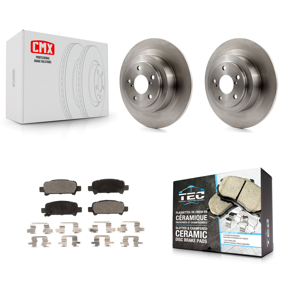 Rear Disc Brake Rotors And Ceramic Pads Kit For Subaru Outback Legacy Baja K8T-101851