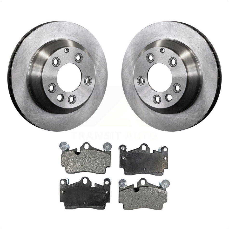 Rear Disc Brake Rotors And Ceramic Pads Kit For Audi Q7 Porsche Cayenne Volkswagen Touareg K8T-101907