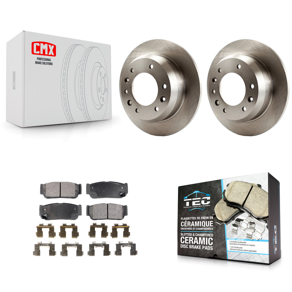 Rear Disc Brake Rotors And Ceramic Pads Kit For Kia Sedona Hyundai Entourage To 04/27/06 K8T-101957