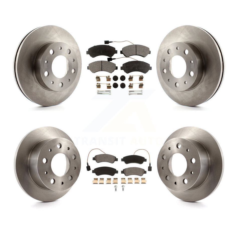 Front Rear Disc Brake Rotors And Ceramic Pads Kit For Ram ProMaster 1500 2500 3500 K8T-102563