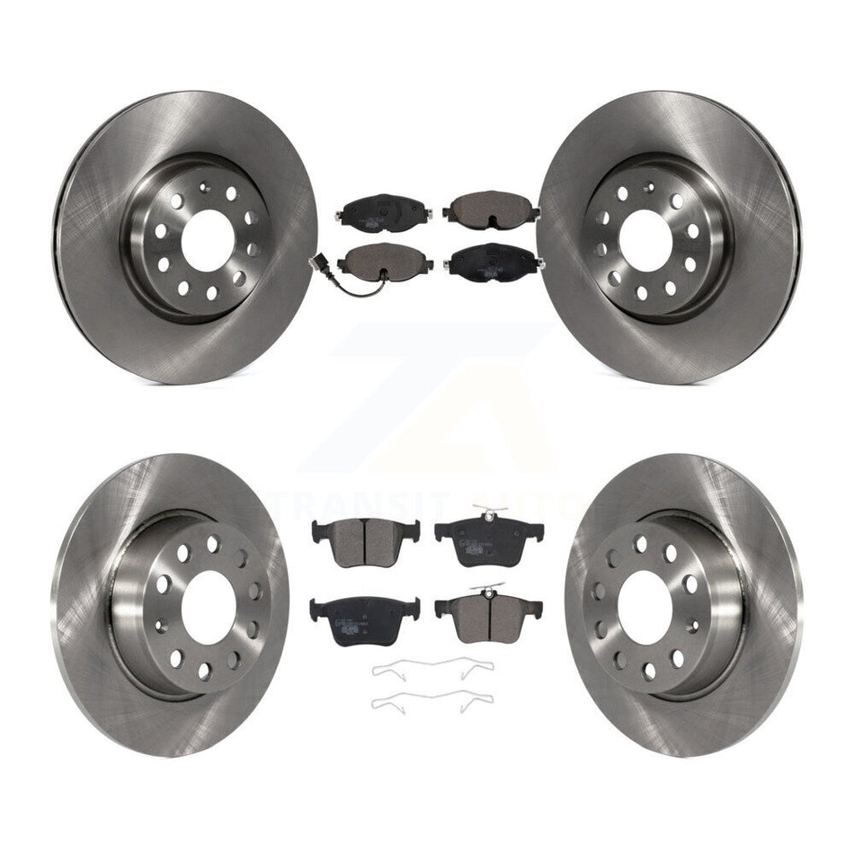 Front Rear Disc Brake Rotors And Ceramic Pads Kit For Audi A3 Quattro Sportback e-tron K8T-102870