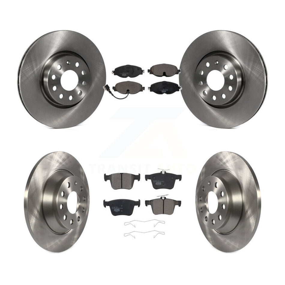 Front Rear Disc Brake Rotors And Ceramic Pads Kit For Audi TT Quattro K8T-102872