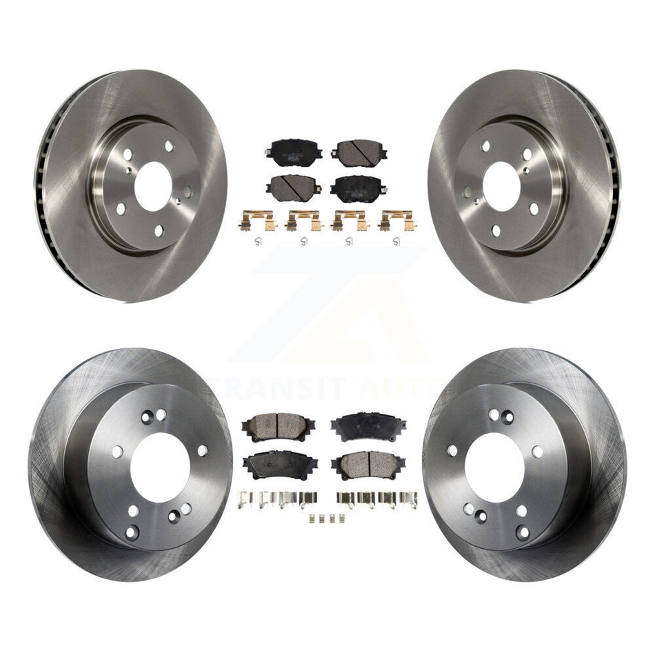 Front Rear Disc Brake Rotors And Ceramic Pads Kit For Lexus IS250 K8T-102878