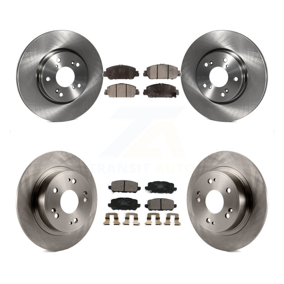 Front Rear Disc Brake Rotors And Ceramic Pads Kit For 2016-2022 Honda HR-V K8T-102888
