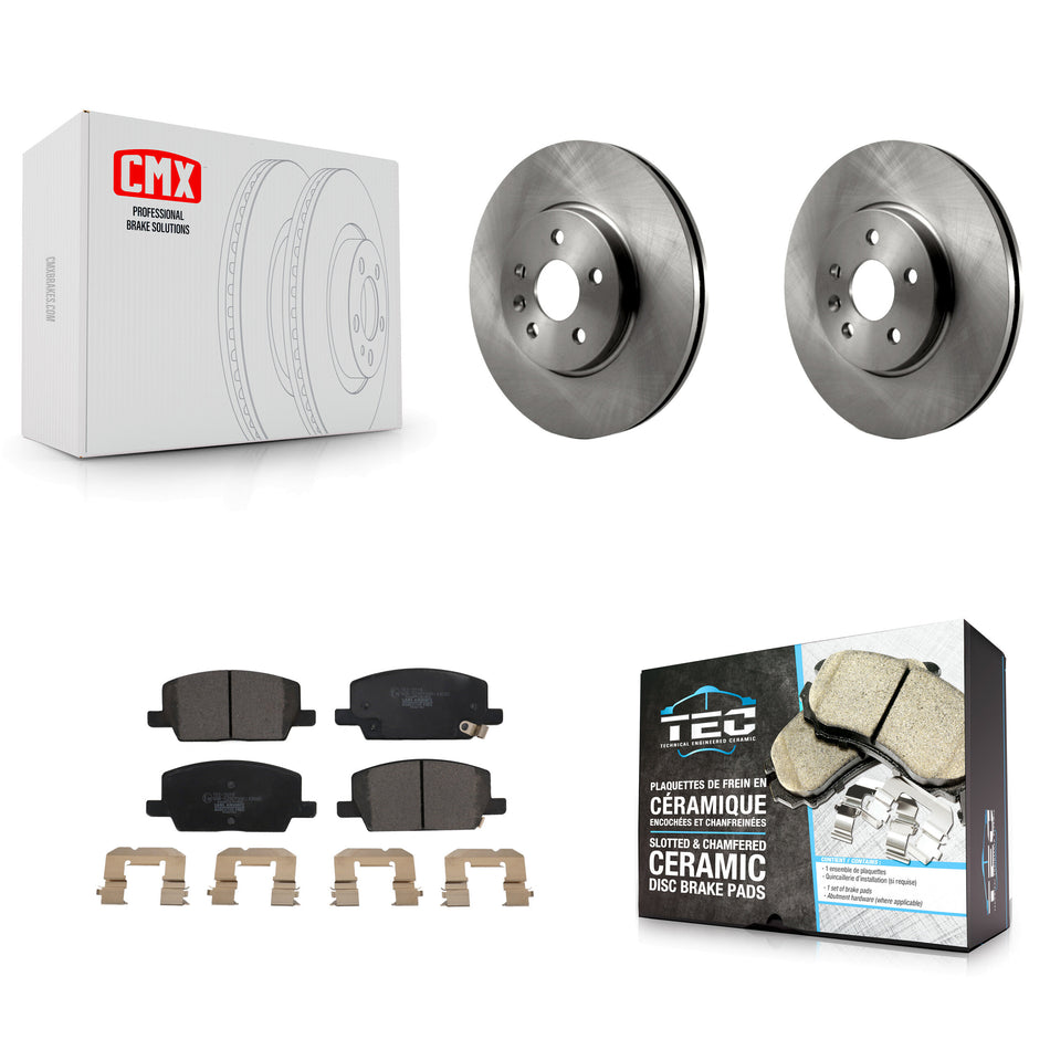 Front Disc Brake Rotors And Ceramic Pads Kit For Chevrolet Trax Buick Encore K8T-103013