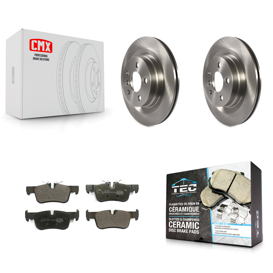 Rear Disc Brake Rotors And Ceramic Pads Kit For BMW X1 Mini Cooper Countryman X2 Clubman 228i xDrive Gran Coupe K8T-103024