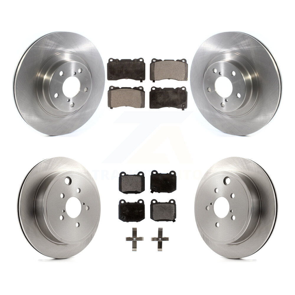 Front Rear Disc Brake Rotors And Ceramic Pad Kit For 2019 Toyota 86 Without Brembo Brakes K8T-103098