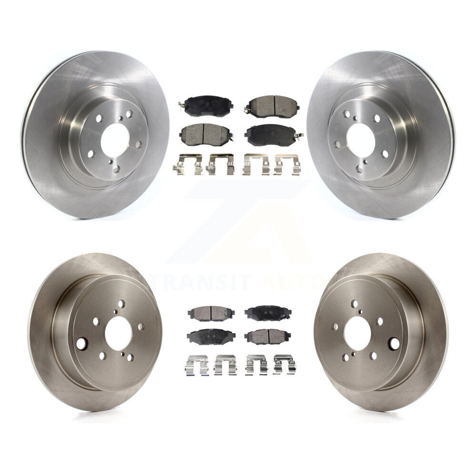 Front Rear Disc Brake Rotors And Ceramic Pads Kit For Subaru Impreza Outback Forester Legacy K8T-103103