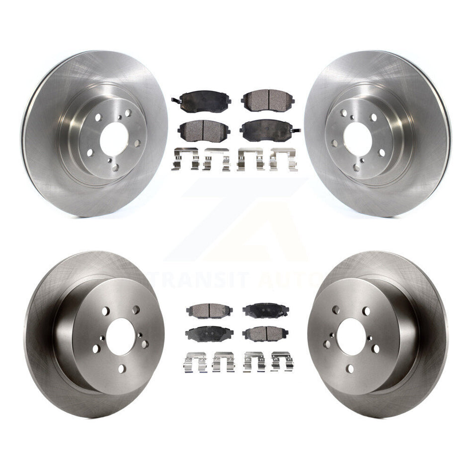 Front Rear Disc Brake Rotors And Ceramic Pads Kit For Subaru Outback Legacy With 292mm Diameter Rotor K8T-103107