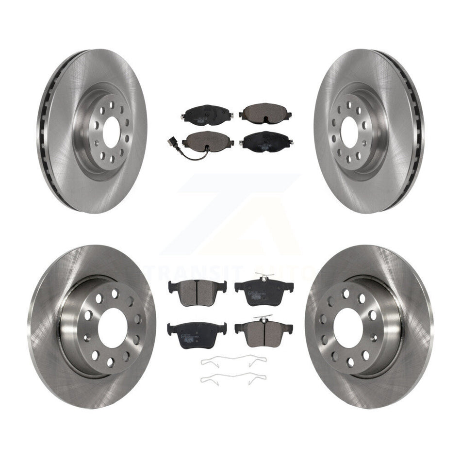 Front Rear Brake Rotor & Ceramic Pad Kit For 2019 Audi A3 With 340mm Diameter K8T-103127