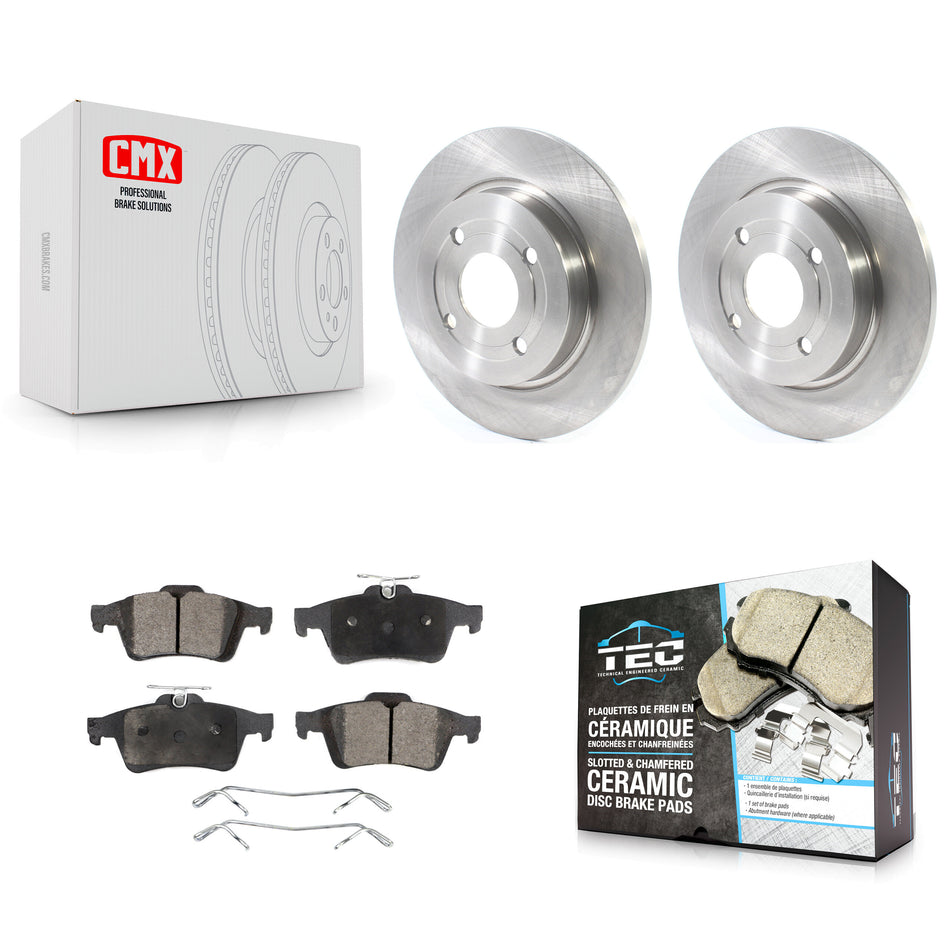 Rear Disc Brake Rotors And Ceramic Pads Kit For Ford EcoSport K8T-103157