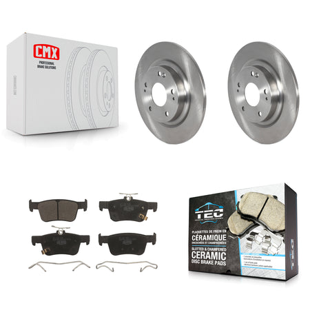 Rear Disc Brake Rotors And Ceramic Pads Kit For Honda Civic K8T-103168