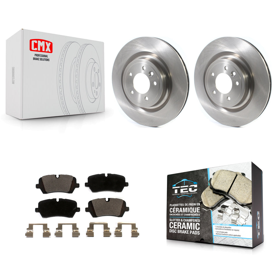 Rear Disc Brake Rotors And Ceramic Pads Kit For Land Rover Range Sport Discovery K8T-103204