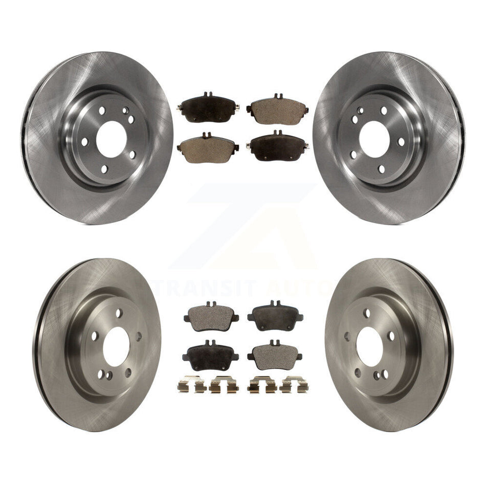 Front Rear Disc Brake Rotors And Ceramic Pads Kit For Mercedes-Benz GLA250 CLA250 INFINITI QX30 K8T-103235