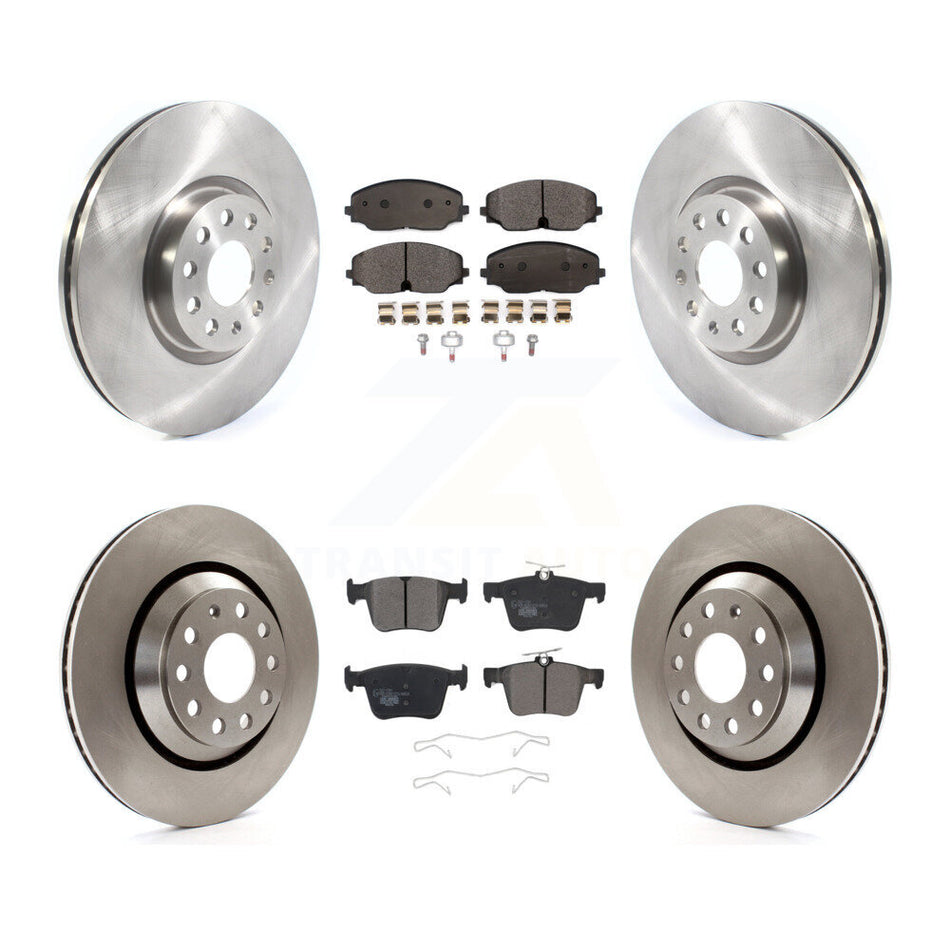 Front Rear Disc Brake Rotors And Ceramic Pads Kit For Volkswagen Atlas Cross Sport K8T-103241