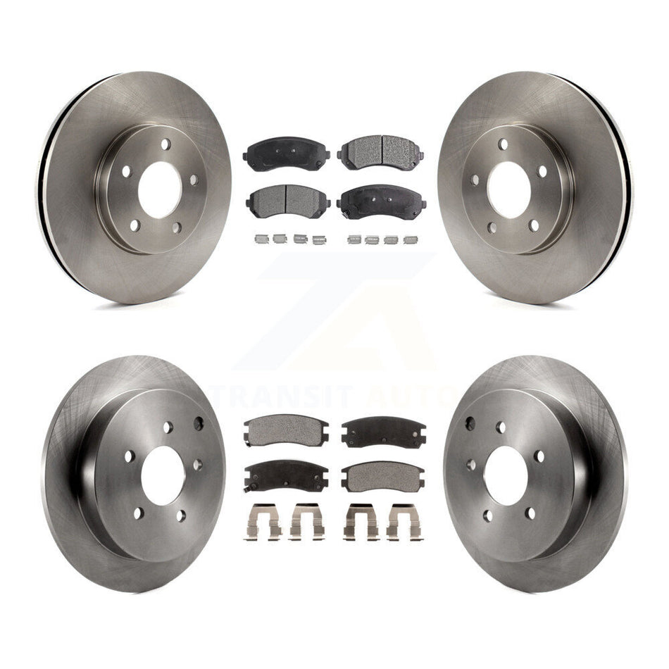 Front Rear Disc Brake Rotors And Ceramic Pads Kit For Buick Rendezvous Chevrolet Venture Pontiac Montana Aztek Oldsmobile Silhouette K8T-103261