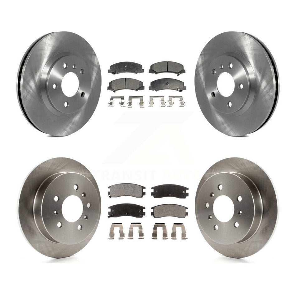 Front Rear Disc Brake Rotors And Ceramic Pads Kit For Chevrolet Impala Monte Carlo K8T-103264