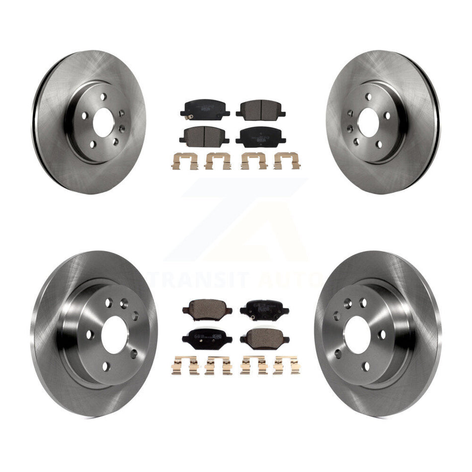 Front Rear Disc Brake Rotors And Ceramic Pads Kit For Chevrolet Trax Buick Encore K8T-103380