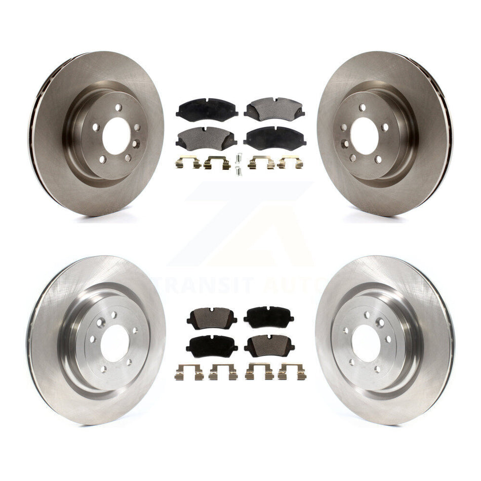 Front Rear Disc Brake Rotors And Ceramic Pads Kit For 2017 Land Rover Range Sport HSE SE with GAS engine K8T-103429