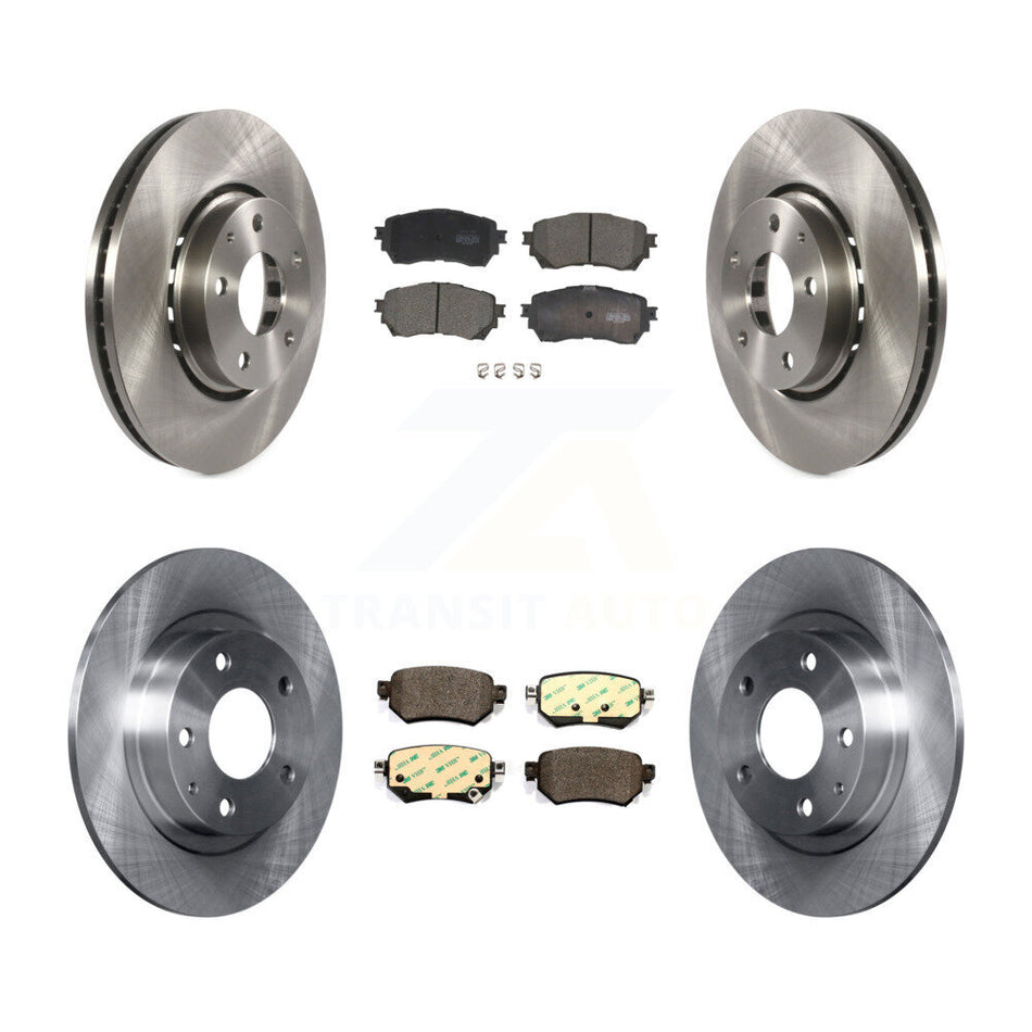 Front Rear Disc Brake Rotors And Ceramic Pads Kit For 2019-2021 Mazda 6 Naturally Aspirated K8T-103430