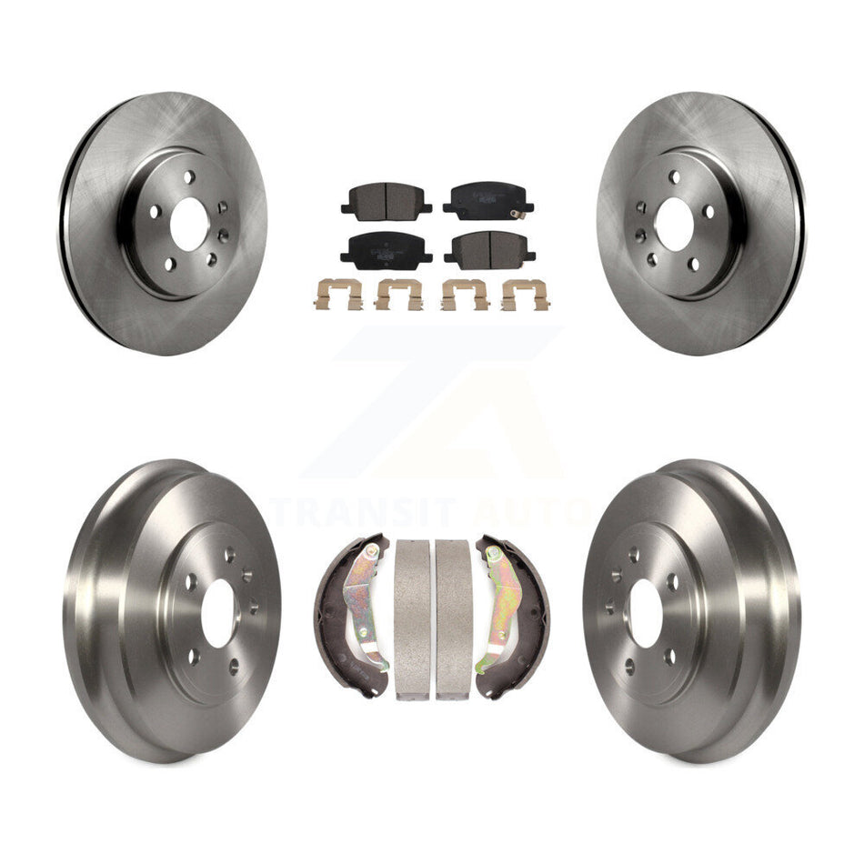 Front Rear Disc Brake Rotors Ceramic Pads And Drum Kit For Chevrolet Trax K8T-103723