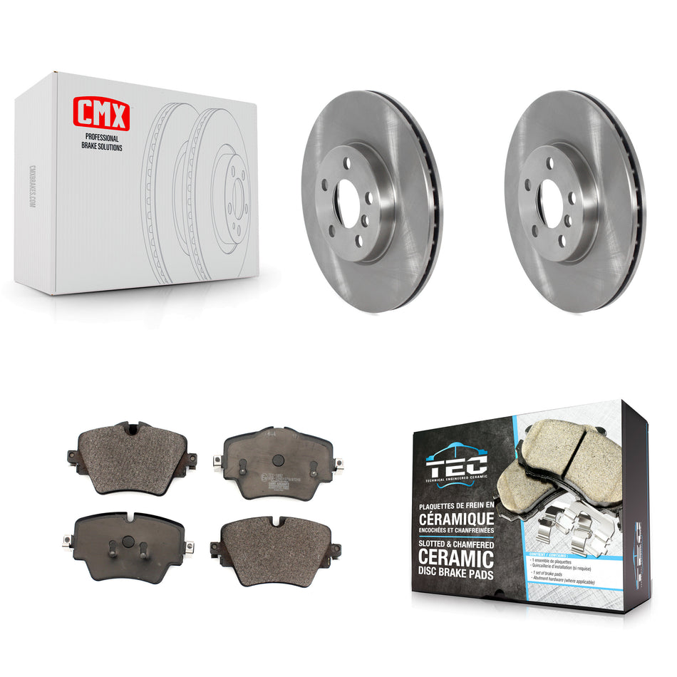 Front Disc Brake Rotors And Ceramic Pads Kit For Mini Cooper Countryman Clubman K8T-103837