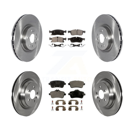 Front Rear Brake Rotor And Ceramic Pad Kit For Mercedes-Benz GLE400 Without Sport Package K8T-103866
