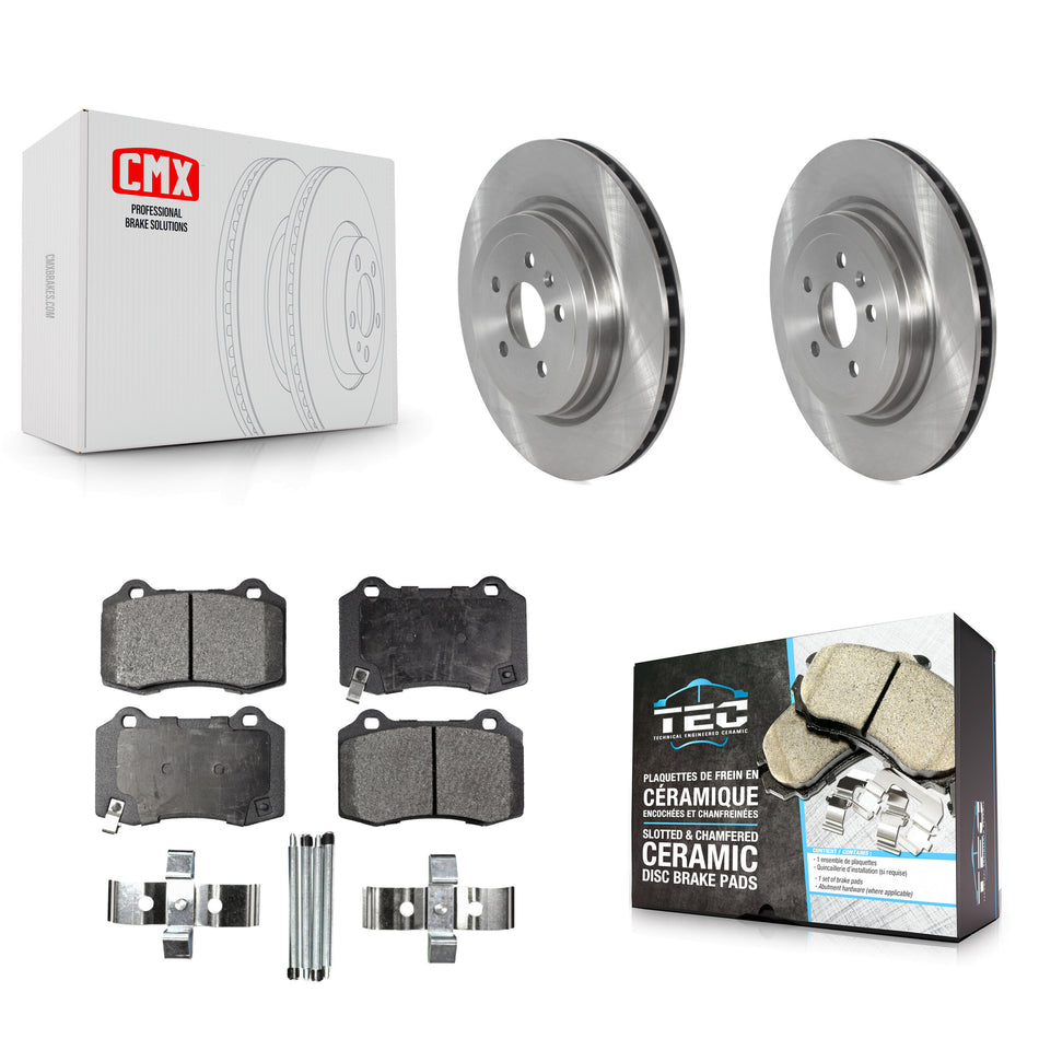 Rear Disc Brake Rotors And Ceramic Pads Kit For Tesla X S K8T-103907