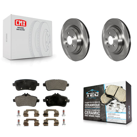 Rear Brake Rotors & Ceramic Pad Kit For Mercedes-Benz ML350 GLE400 GLE350 GLE43 AMG ML400 K8T-103913