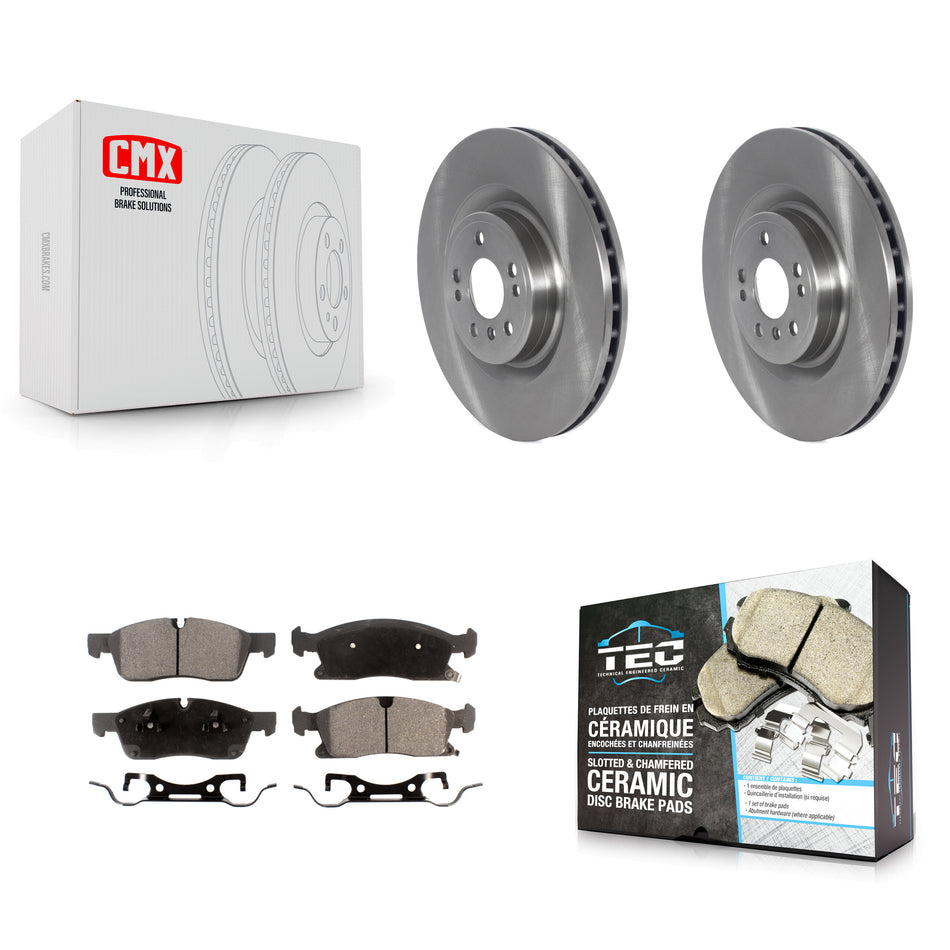 Front Disc Brake Rotors And Ceramic Pads Kit For Mercedes-Benz ML350 GLE350 ML400 GLE400 ML250 GLE300d K8T-103940