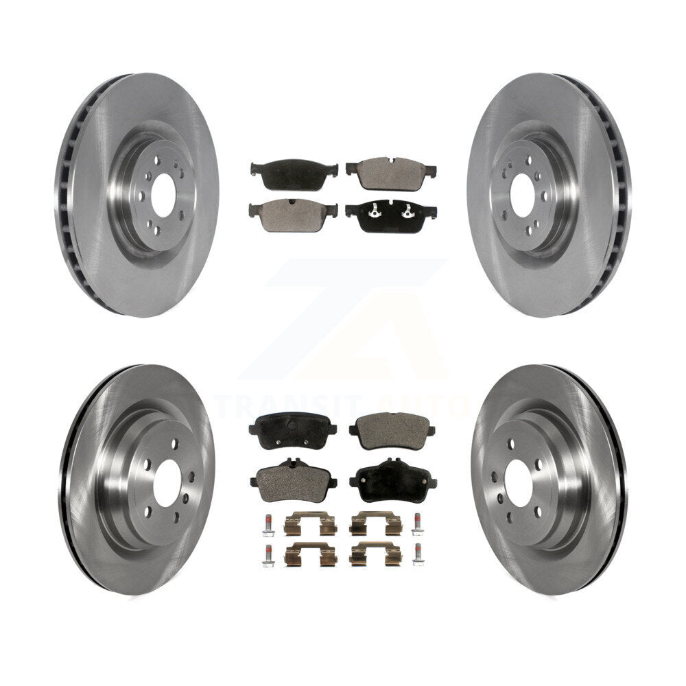 Front Rear Disc Brake Rotors And Ceramic Pads Kit For Mercedes-Benz ML550 GLE550e K8T-103967