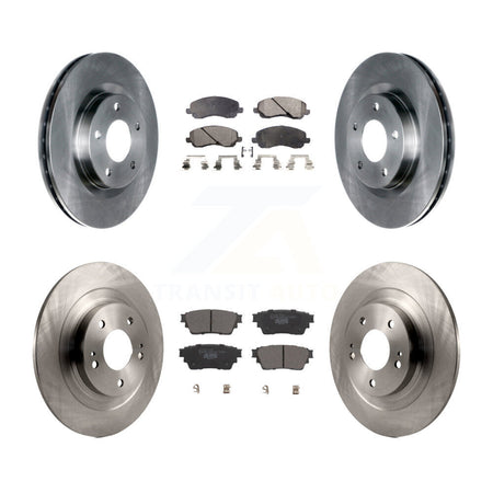 Front Rear Disc Brake Rotors And Ceramic Pads Kit For Mitsubishi Outlander K8T-103999