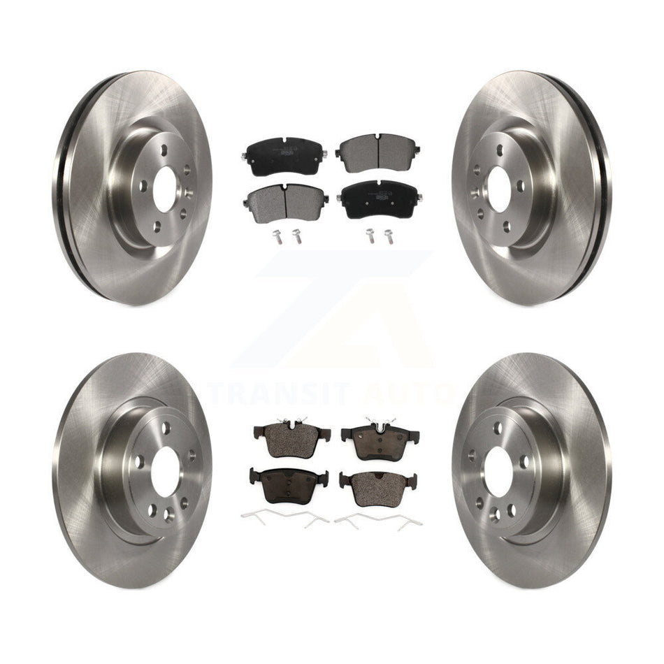 Front Rear Disc Brake Rotors And Ceramic Pads Kit For 2018 Jaguar E-Pace S SE With 325mm Diameter Rotor K8T-104058