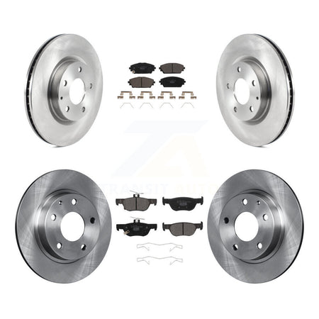 Front Rear Disc Brake Rotors And Ceramic Pads Kit For Mazda 3 Sport AWD K8T-104091